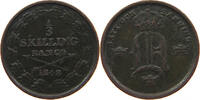 SWEDEN 1/3 SKILLING OSCAR I. (1844-1859) -