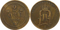 SWEDEN 2 ÖRE OSCAR II. (1872-1907) -