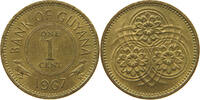 GUYANA 1 CENT 1967 VZ 3.46 £  +  5.18 £ shipping