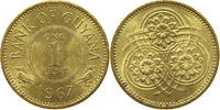 GUYANA 1 CENT 1967 VZ+ 5.19 £  +  5.18 £ shipping