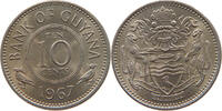 GUYANA 10 CENTS 1967 UNC 5.19 £  +  5.18 £ shipping