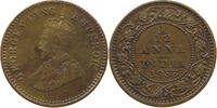 INDIA BRITISH 1/12 ANNA GEORGE V. (1910-1936) -