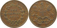 INDIA BRITISH 1/4 ANNA WILLIAM IV. (1830-1837) -