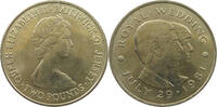 JERSEY ELIZABETH II. (1952-2022) 2 POUNDS 1981 UNC