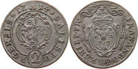 Salzburg 2 Kreuzer Franz Anton Fürst von Harrach 1709-1727 -