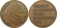 BRD MEDAILLE KURT GEORG KIESINGER CDU 1969 -