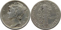 UNITED STATES OF AMERICA DIME MERCURY -