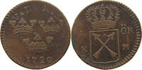 SWEDEN 1 ÖRE FREDERICK I. (1720-1751) -