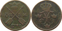 SWEDEN 1 ÖRE FREDERICK I. (1720-1751) -