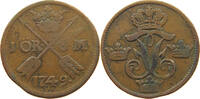 SWEDEN 1 ÖRE FREDERICK I. (1720-1751) -