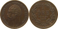 SWEDEN 1 ÖRE OSCAR I. (1844-1859) -