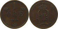 SWEDEN 1 ÖRE 1875 OSCAR II. (1872-1907) SS 12.15 £  +  5.20 £ shipping