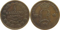 SWEDEN 1/3 SKILLING OSCAR I. (1844-1859) -