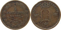 SWEDEN 1/3 SKILLING OSCAR I. (1844-1859) -