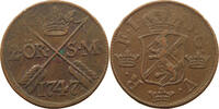SWEDEN 2 ÖRE FREDERICK I. (1720-1751) -