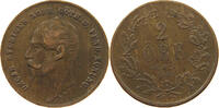SWEDEN 2 ÖRE OSCAR I. (1844-1859) -