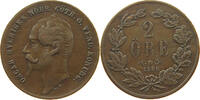 SWEDEN 2 ÖRE OSCAR I. (1844-1859) -