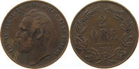 SWEDEN 2 ÖRE KARL XV. (1859-1872) -