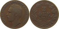 SWEDEN 2 ÖRE KARL XV. (1859-1872) -