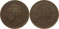 SWEDEN 2 ÖRE KARL XV. (1859-1872) -