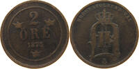 SWEDEN 2 ÖRE OSCAR II. (1872-1907) -