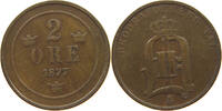 SWEDEN 2 ÖRE OSCAR II. (1872-1907) -