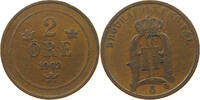 SWEDEN 2 ÖRE 1902 OSCAR II. (1872-1907) SS 4.34 £  +  5.20 £ shipping