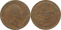 SWEDEN 2/3 SKILLING OSCAR I. (1844-1859) -