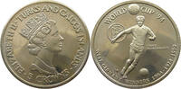 TURKS AND CAICOS 5 CROWNS ELIZABETH II. (1952-2022) BECKENBR -
