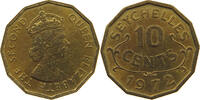 SEYCHELLES 10 CENTS ELIZABETH II. (1952-2022) -