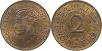 SEYCHELLES 2 CENTS GEORGE VI. (1936-1952) -