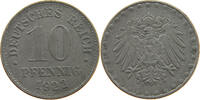 ERSATZMÜNZEN DES 1. WELTKRIEGS 10 PFENNIG EISEN -