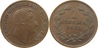 Baden 1 kreuzer Leopold I -