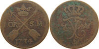SWEDEN 1 ÖRE FREDERICK I. (1720-1751) -