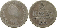 SWEDEN 1/32 RIKSDALER OSCAR I. (1844-1859) -