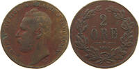 SWEDEN 2 ÖRE KARL XV. (1859-1872) -