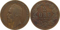 SWEDEN 2 ÖRE KARL XV. (1859-1872) -