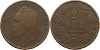 SWEDEN 2 ÖRE KARL XV. (1859-1872) -