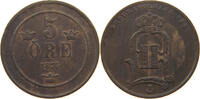 SWEDEN 5 ÖRE OSCAR II. (1872-1907) -