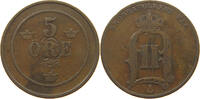 SWEDEN 5 ÖRE OSCAR II. (1872-1907) -