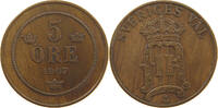 SWEDEN 5 ÖRE OSCAR II. (1872-1907) -