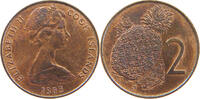 COOK ISLANDS 2 CENTS ELIZABETH II. (1952-2022) -