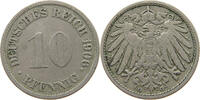KAISERREICH 10 PFENNIG DOPPELSCHLAG G -