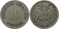 KAISERREICH 10 PFENNIG DOUBLE STRUCK EAGLE -