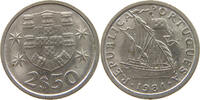 PORTUGAL 2 1/2 ESCUDOS -