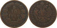 Haus Habsburg 5/10 kreuzer 1860 V Franz Joseph I. 1848-1916 s+ 17.35 £  +  5.20 £ shipping