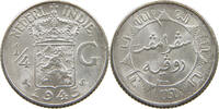 NETHERLANDS EAST INDIES 1/4 GULDEN WILHELMINA 1890-1948 -