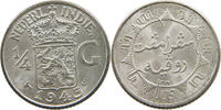 NETHERLANDS EAST INDIES 1/4 GULDEN WILHELMINA 1890-1948 -