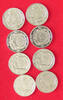 BELGIUM COLLECTION LOT 10 FRANCS COLLECTION LOT BELGIUM 10 FRANCS ALL DIFFERENT DATES 8PC 64G -