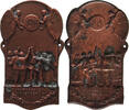 HAUS HABSBURG MEDAILLE 16. November 1918 mit Jubelnden Menschen und Engeln -